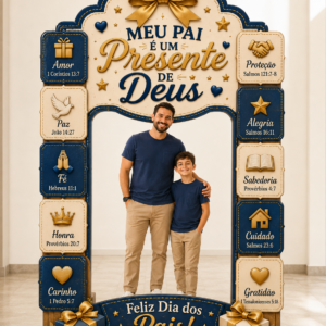 Painel Dia dos Pais – Meu Pai é um Presente de Deus