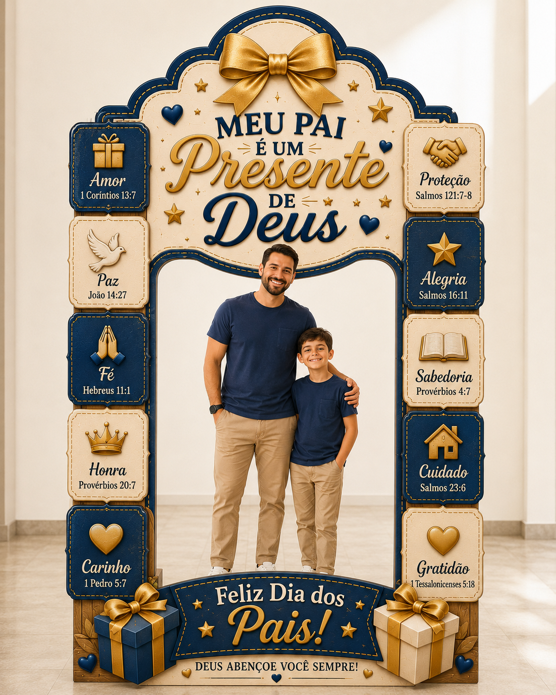 Painel Dia dos Pais – Meu Pai é um Presente de Deus