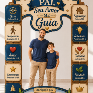 Painel Dia dos Pais – Pai, Seu Amor Me Guia