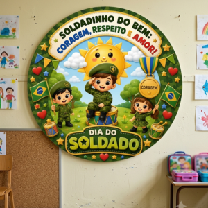 KIT DIA DO SOLDADO – PAINEL SOLDADINHO DO BEM