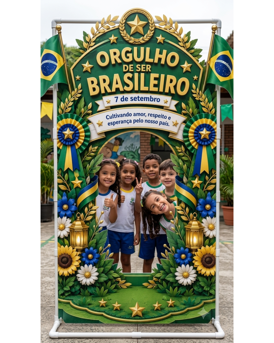 Painel Orgulho de Ser Brasileiro — 7 de Setembro