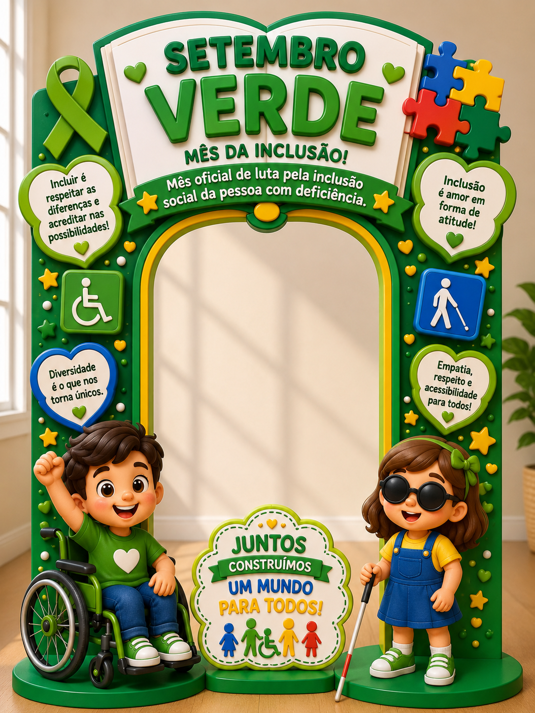 Painel Portal Setembro Verde —  Mês da inclusão