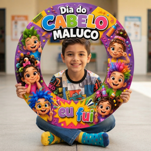 Bambolê Dia do cabelo maluco (eu fui)