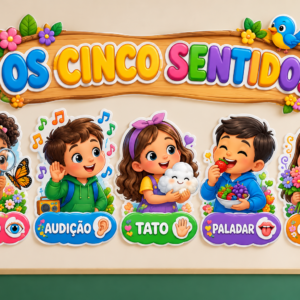 Painel Os Cinco Sentidos
