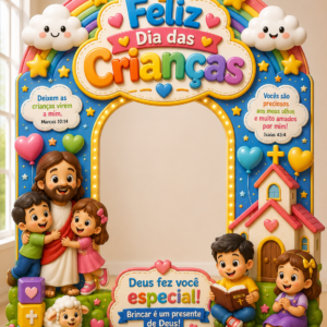 PORTAL PARA FOTOS – DIA DAS CRIANÇAS“DEUS FEZ VOCÊ ESPECIAL”