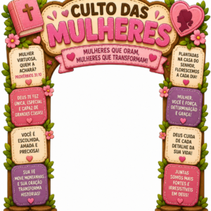 Portal Arco Culto de Mulheres – Mulheres que Oram, Mulheres que Transformam