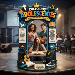 Portal para Fotos — Culto dos Adolescentes