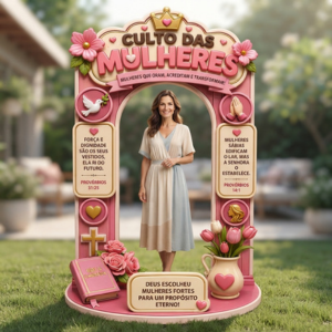 Portal para Foto – Culto de Mulheres