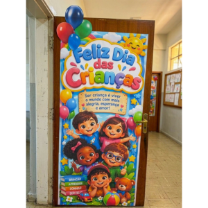 Painel Para porta Dia das crianças
